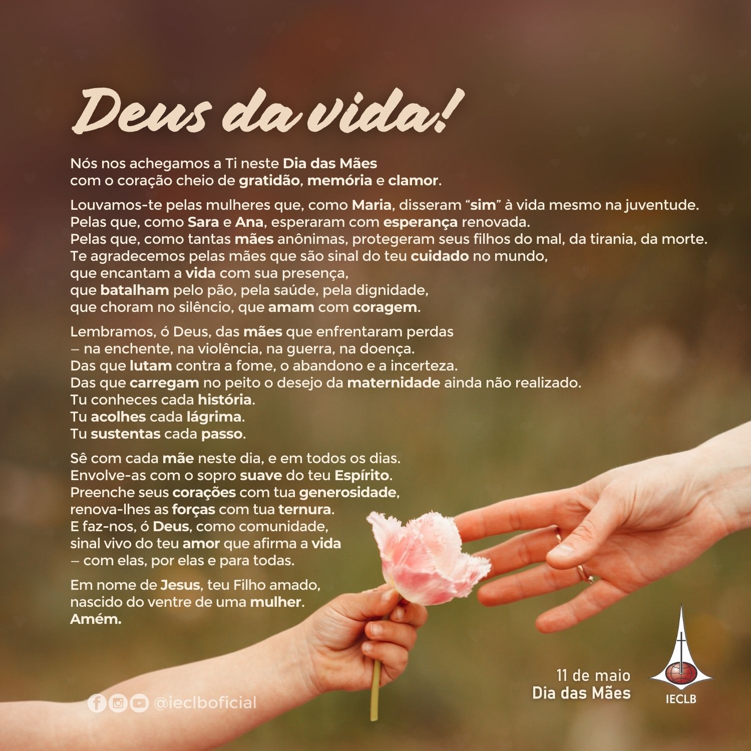 dia das mães 2026