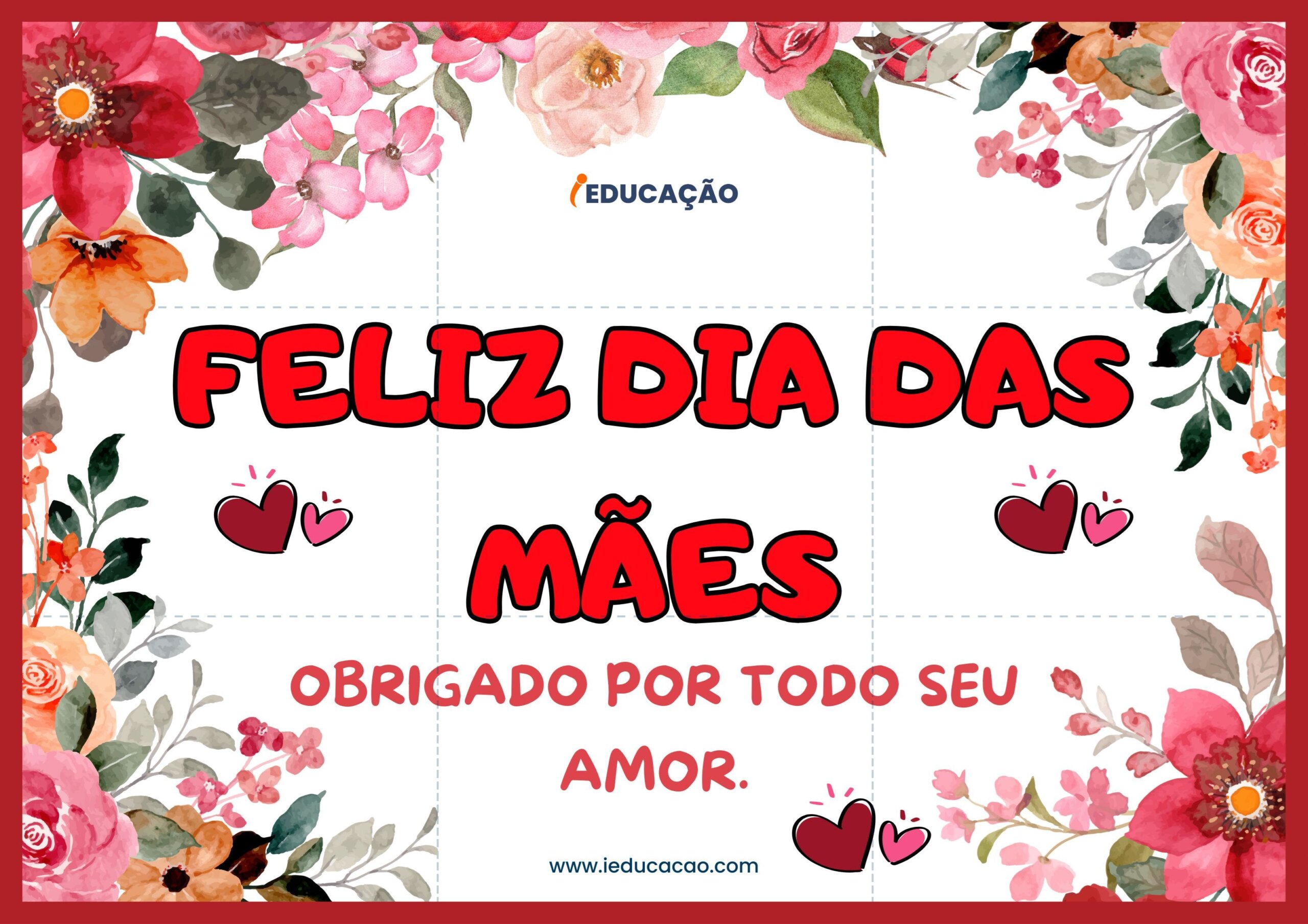 mural dia das mães com fotos passo a passo