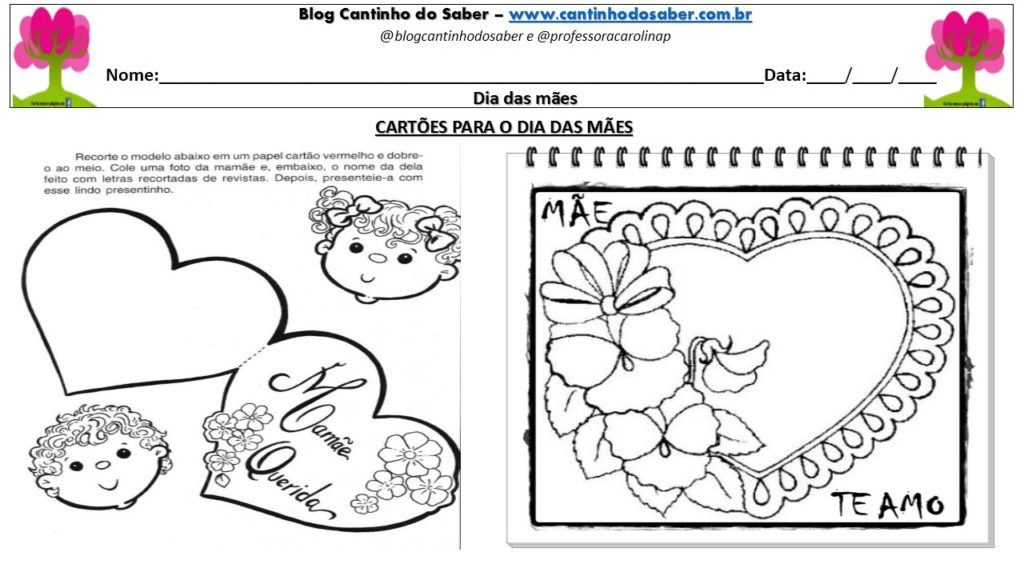 mural dia das mães vs painel dia das mães pronto