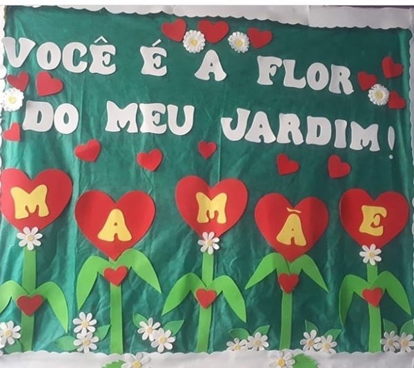 dia das mães mural