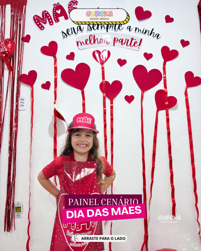 painel dia das mães flores vs painel dia das mães fotos