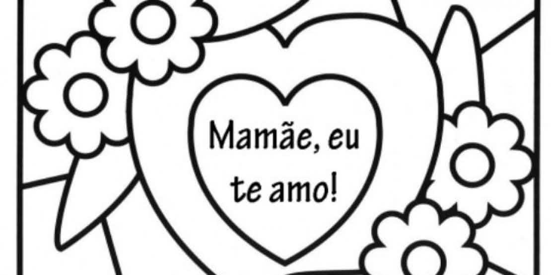 desenhos do dia das mães para imprimir e pintar