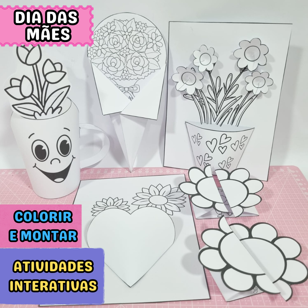 dia das mães para colorir para imprimir grátis