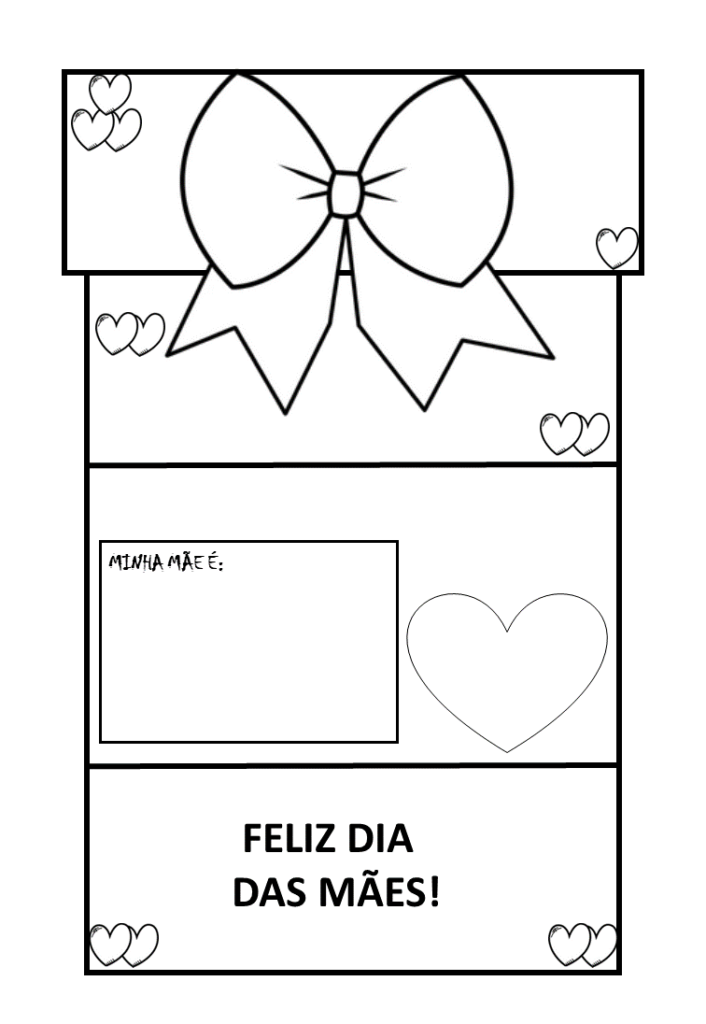 cartão dia das mães para imprimir