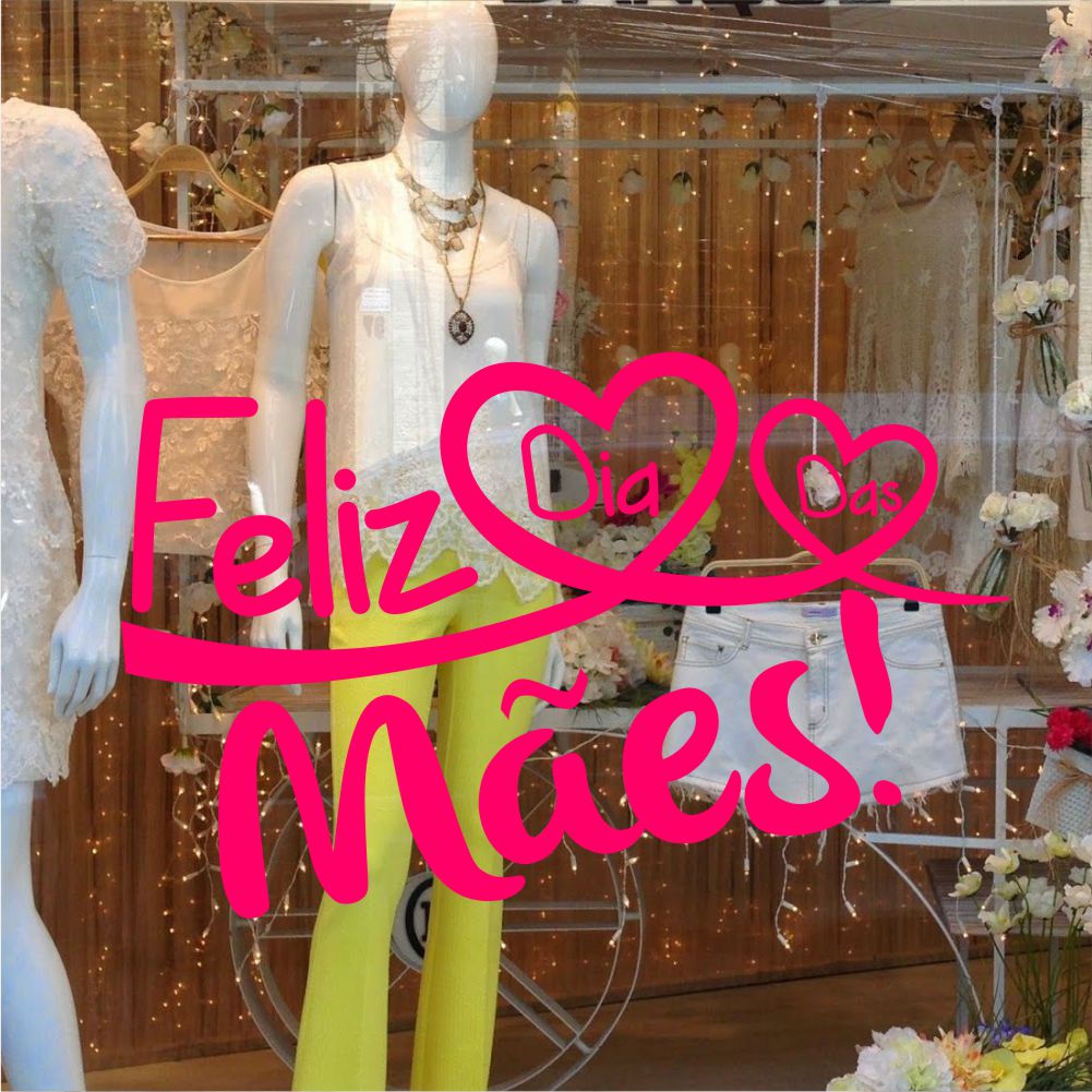 vitrine dia das mães vs vitrine dia dos namorados