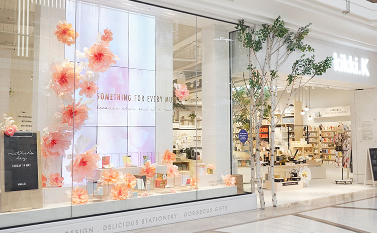 dia das mães vitrine