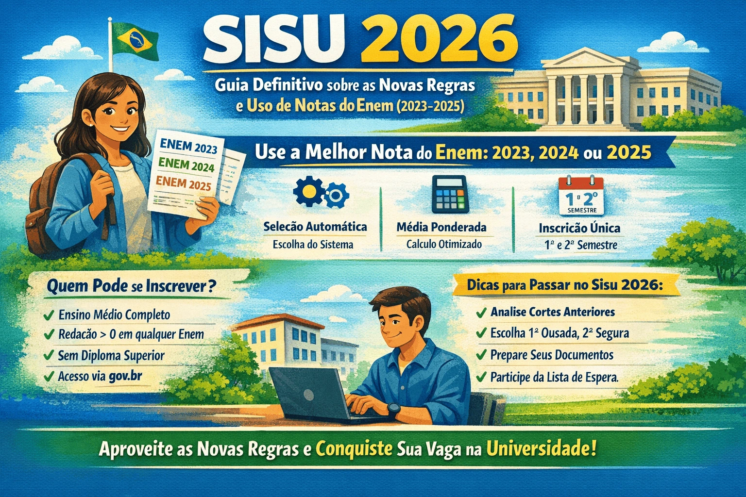 Como montar um cronograma de estudos eficaz para o Enem 2026