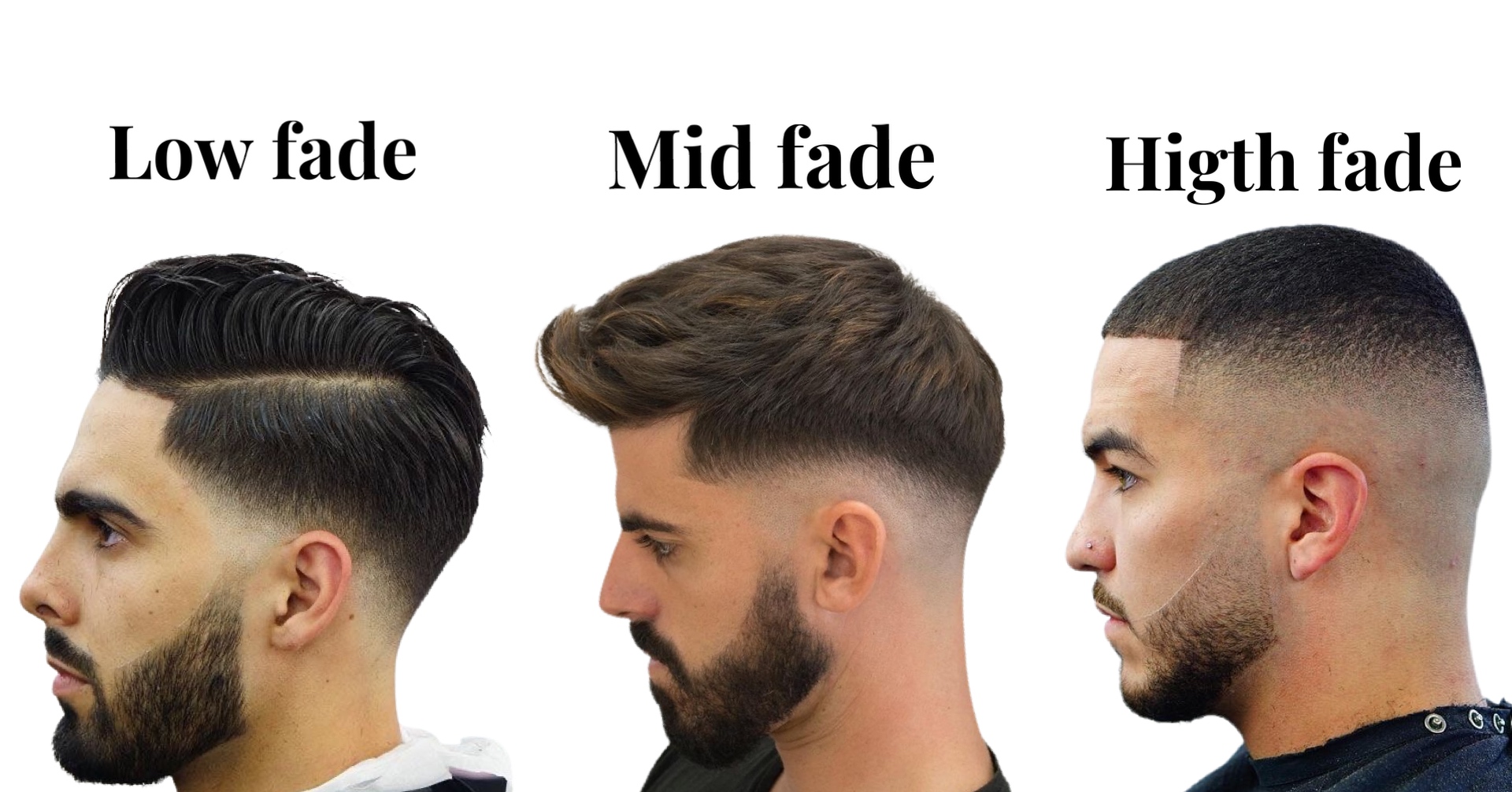 diferença low fade e mid fade