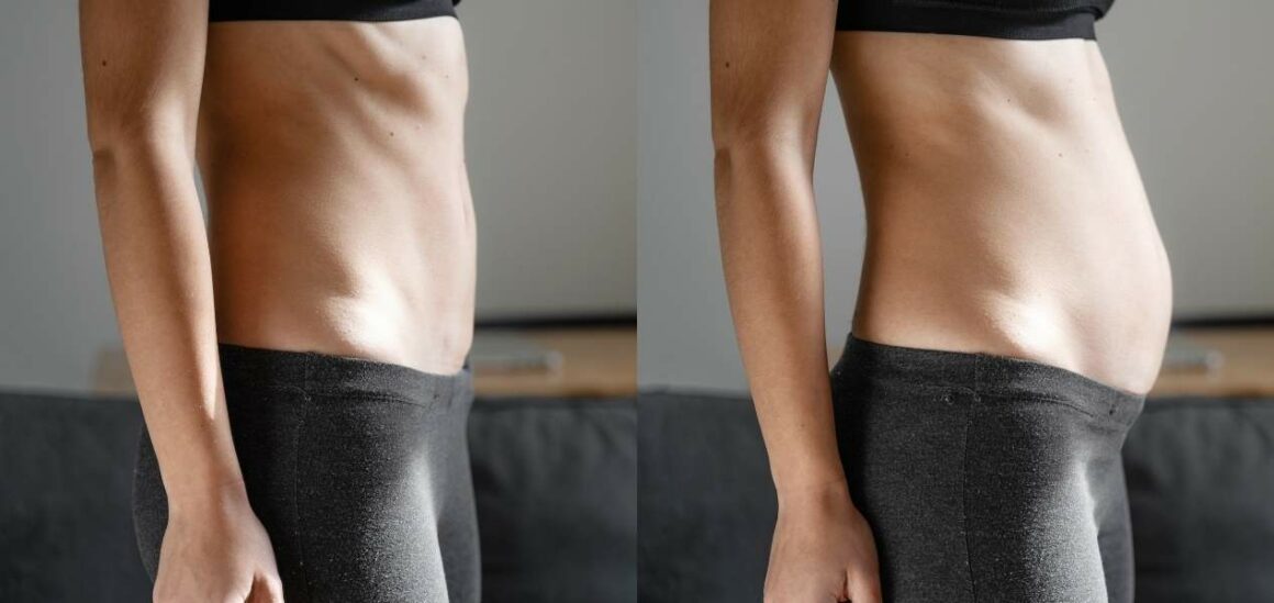 Distensão abdominal na gravidez e no ciclo menstrual: O que é normal?