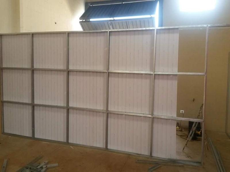 divisoria pvc limpeza