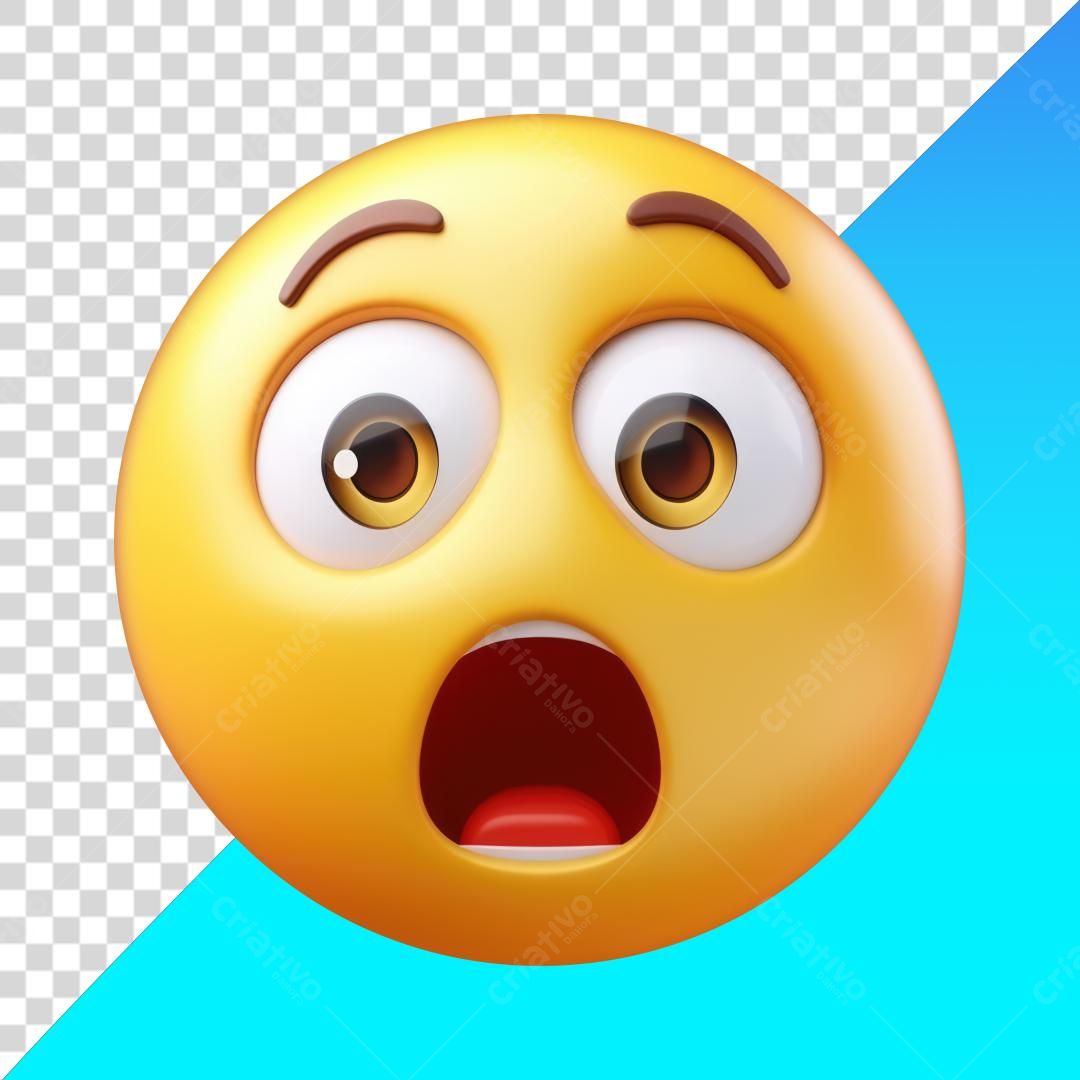 emoji espantado significado
