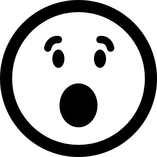 emoji boca aberta