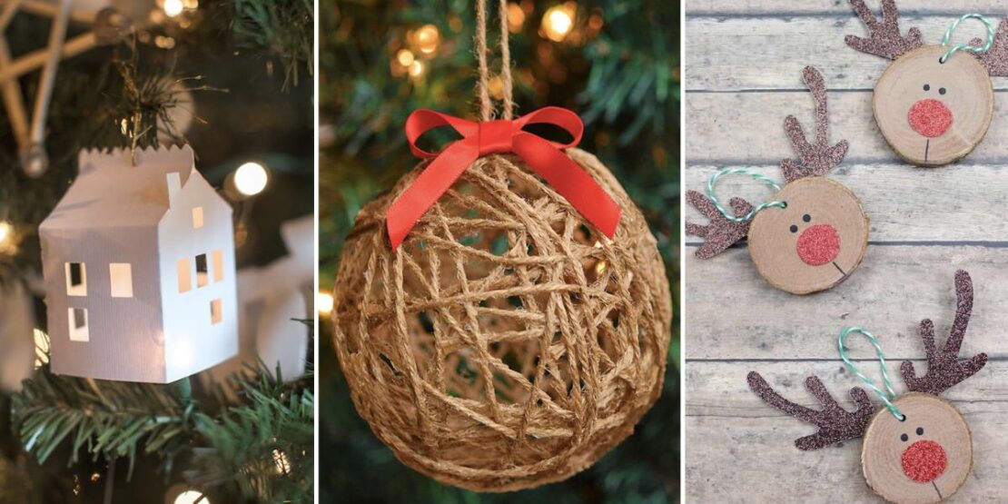 ideias criativas enfeites natal caseiros