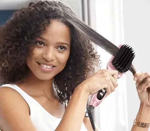 escova alisadora para cabelo crespo