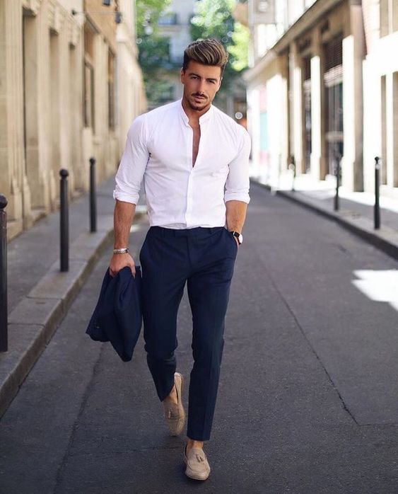 esporte fino masculino para trabalho com tênis
