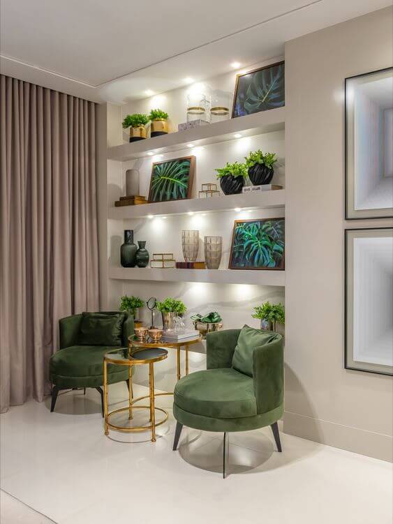 Painel de TV de gesso