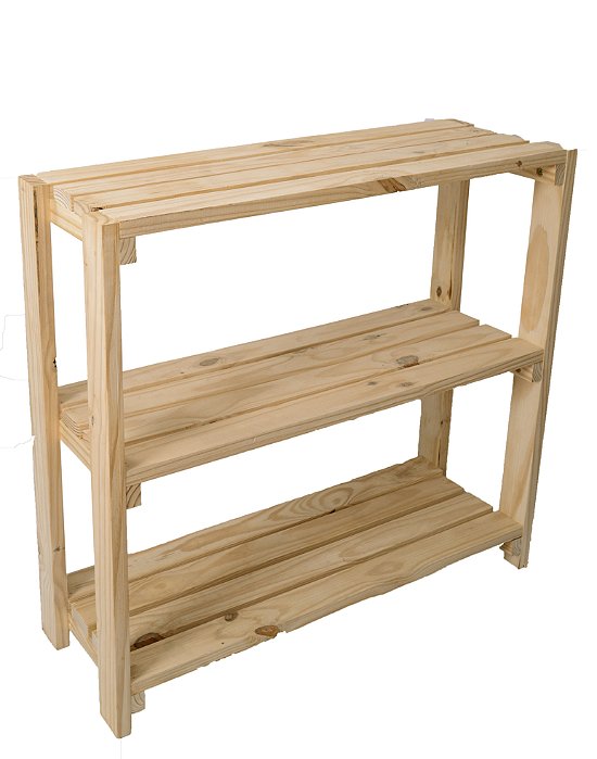 Estante de pinus industrial