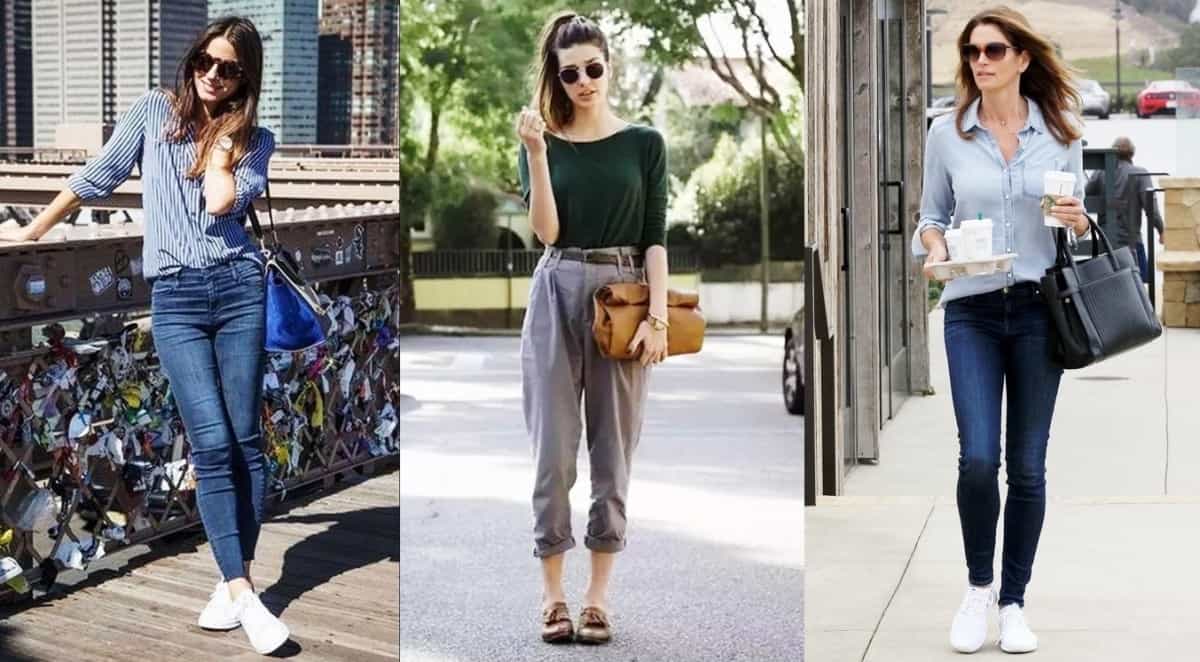 looks com tênis esportivo
