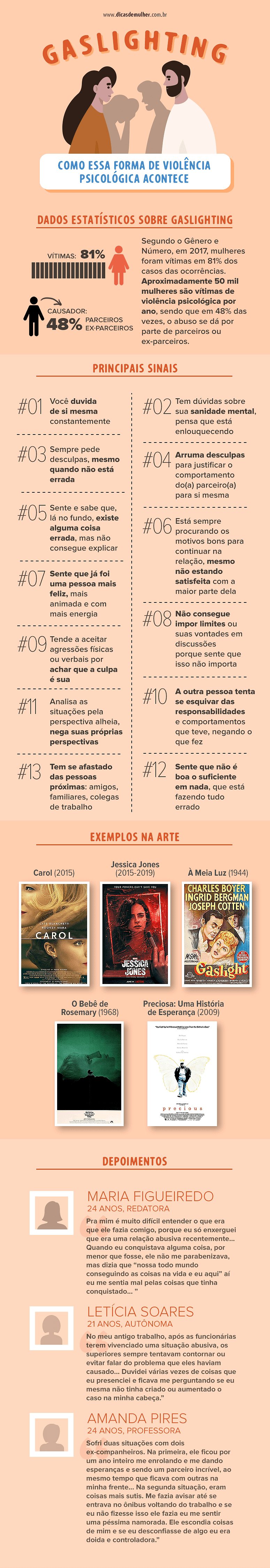 erros comuns ao lidar com gaslighting