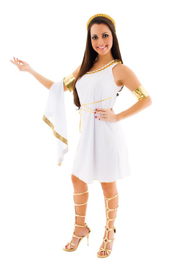 fantasia deusa grega cabelo