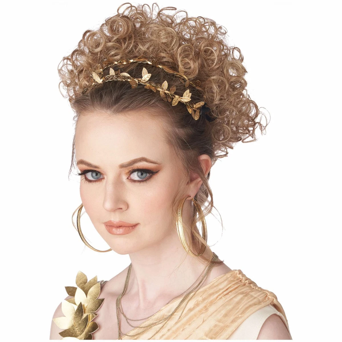 fantasia deusa grega cabelo