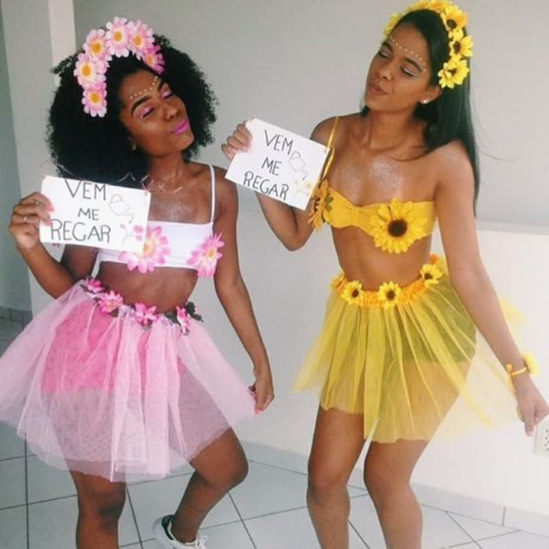 fantasia de casal simples vs fantasia de grupo criativa