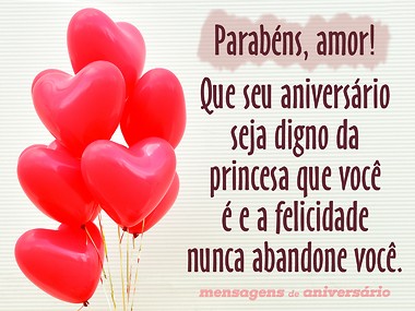 feliz aniversário para namorada criativas