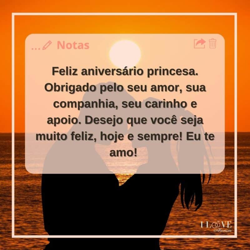 texto de aniversário para namorada
