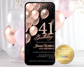 festa 41anos decoração mulher