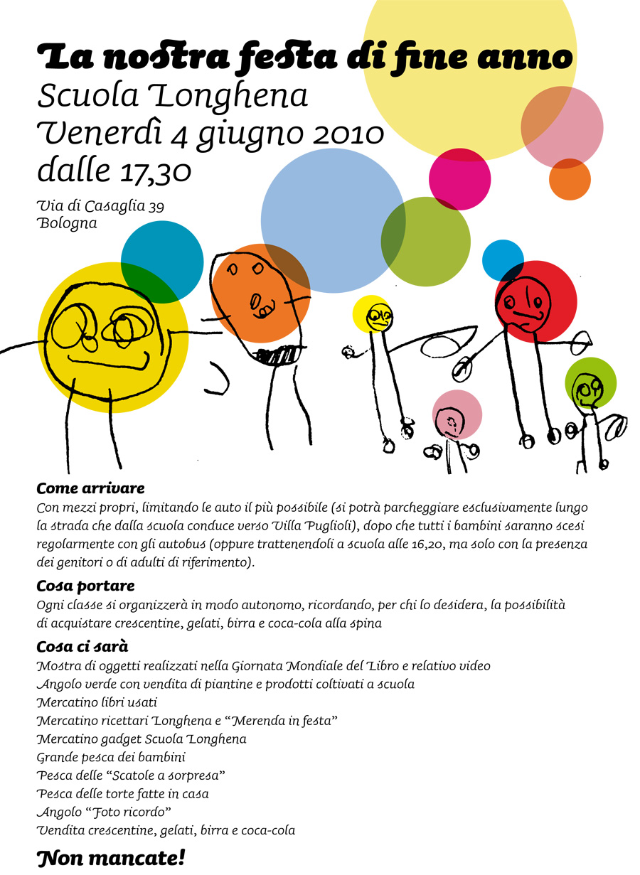 festa fine anno 5 elementare invito