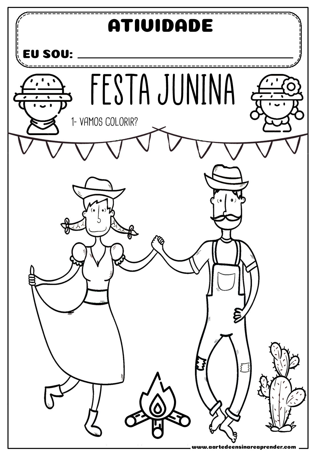 brincadeiras juninas para crianças