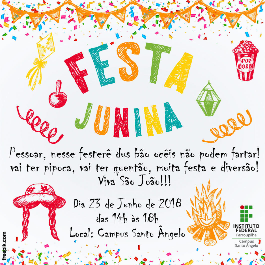 convite festa junina digital
