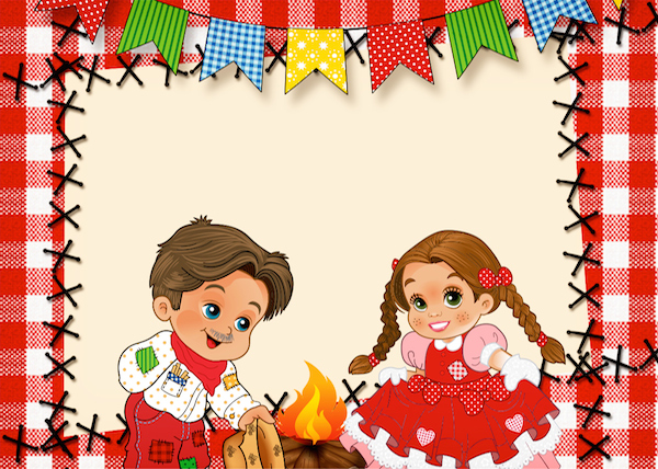 convite festa junina whatsapp