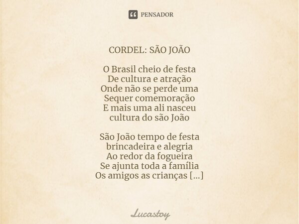 festa junina cordel