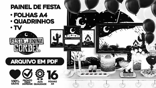 ideias de decoração festa junina com tema cordel