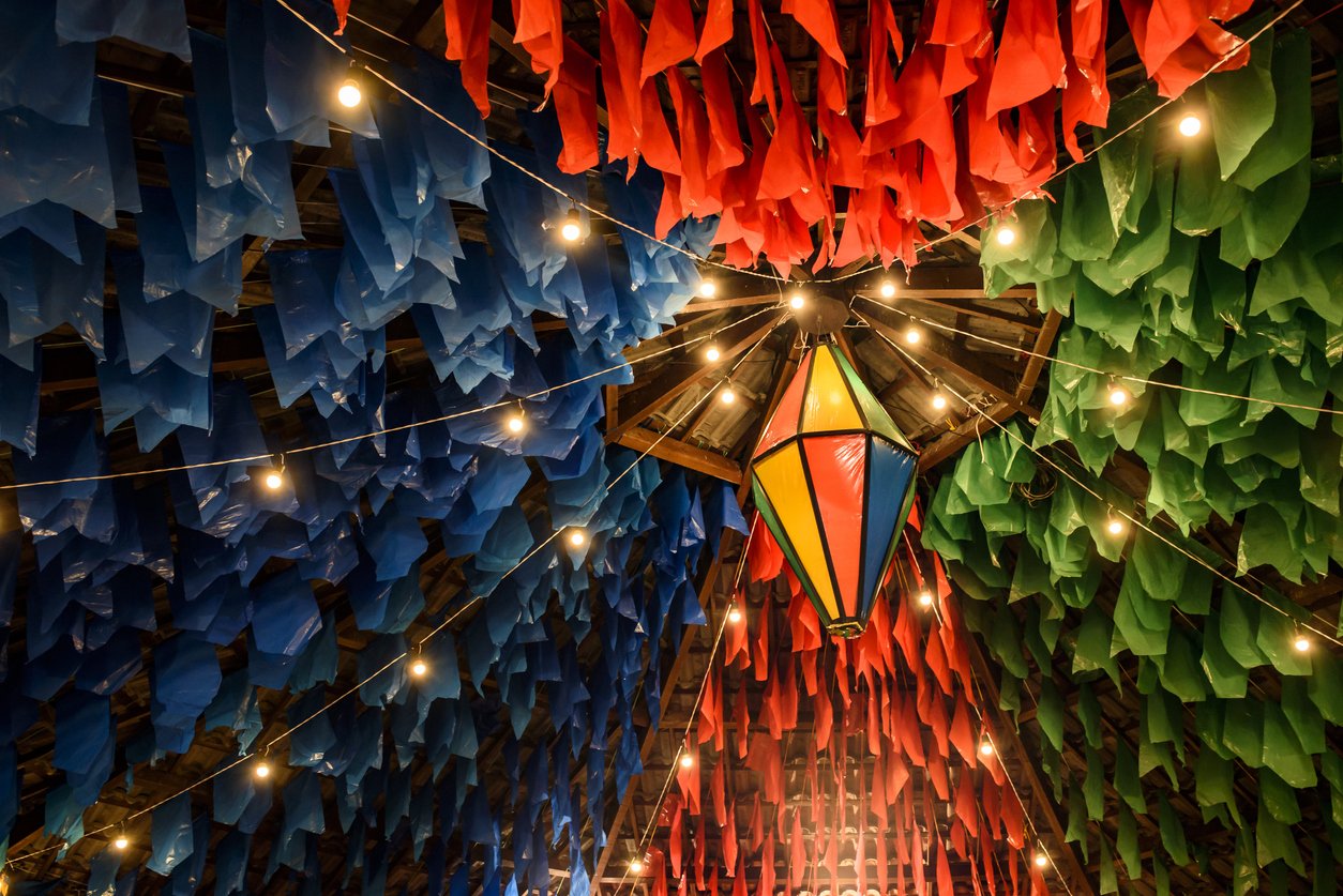decoração de arraiá