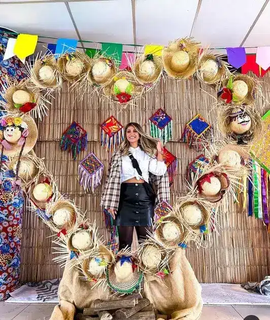 mesa de doces juninos