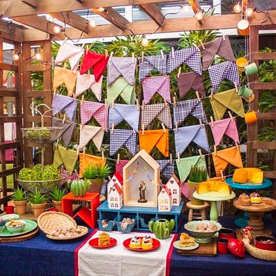festa junina decoração ideias