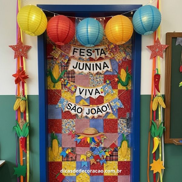 como fazer decoração de festa junina com material reciclado para escola
