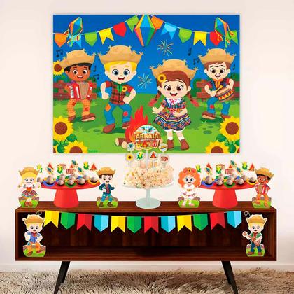 pintura em EVA para festa junina