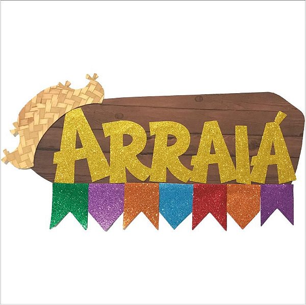 pintura em EVA para festa junina