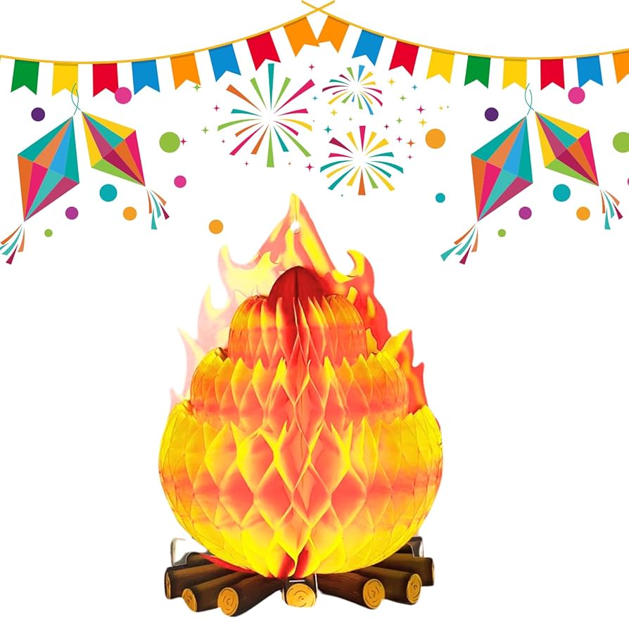 erros comuns ao acender fogueira junina