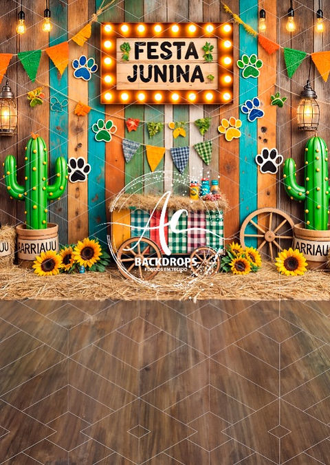 Inspirações de Fundos de Festa Junina para Fotos Incríveis