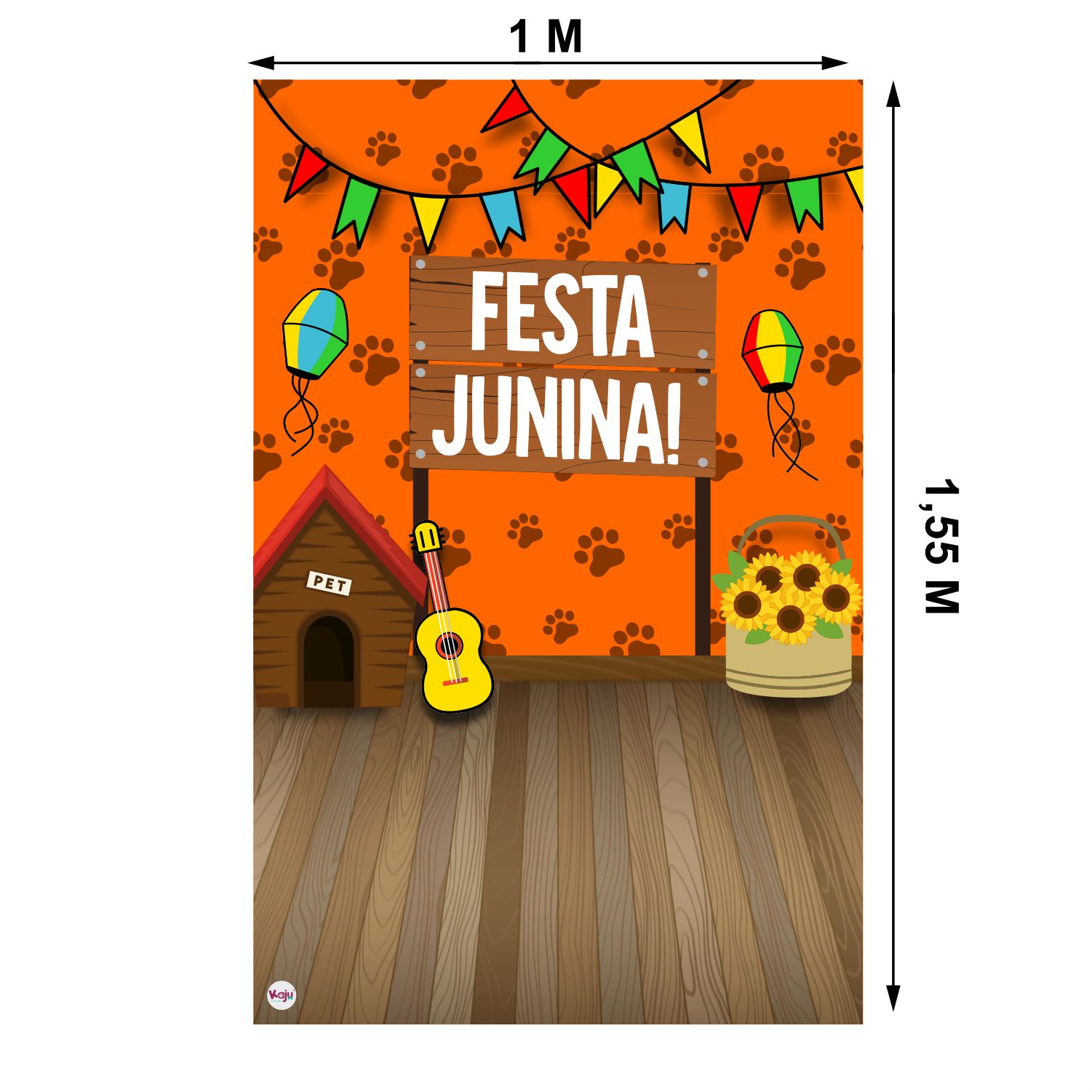 Crie seu Próprio Fundo de Festa Junina no Canva: Dicas e Modelos