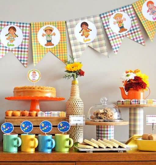 ideias criativas festa junina no trabalho