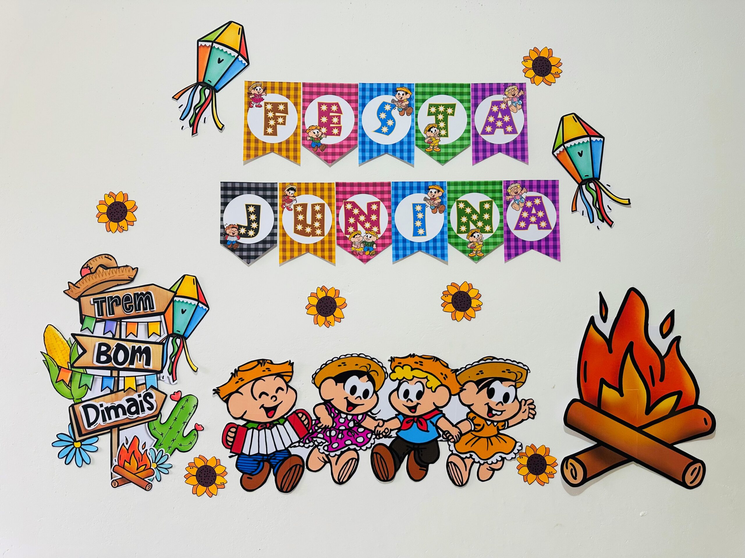 painel de festa junina simples