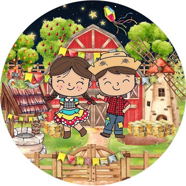 painel de festa junina digital