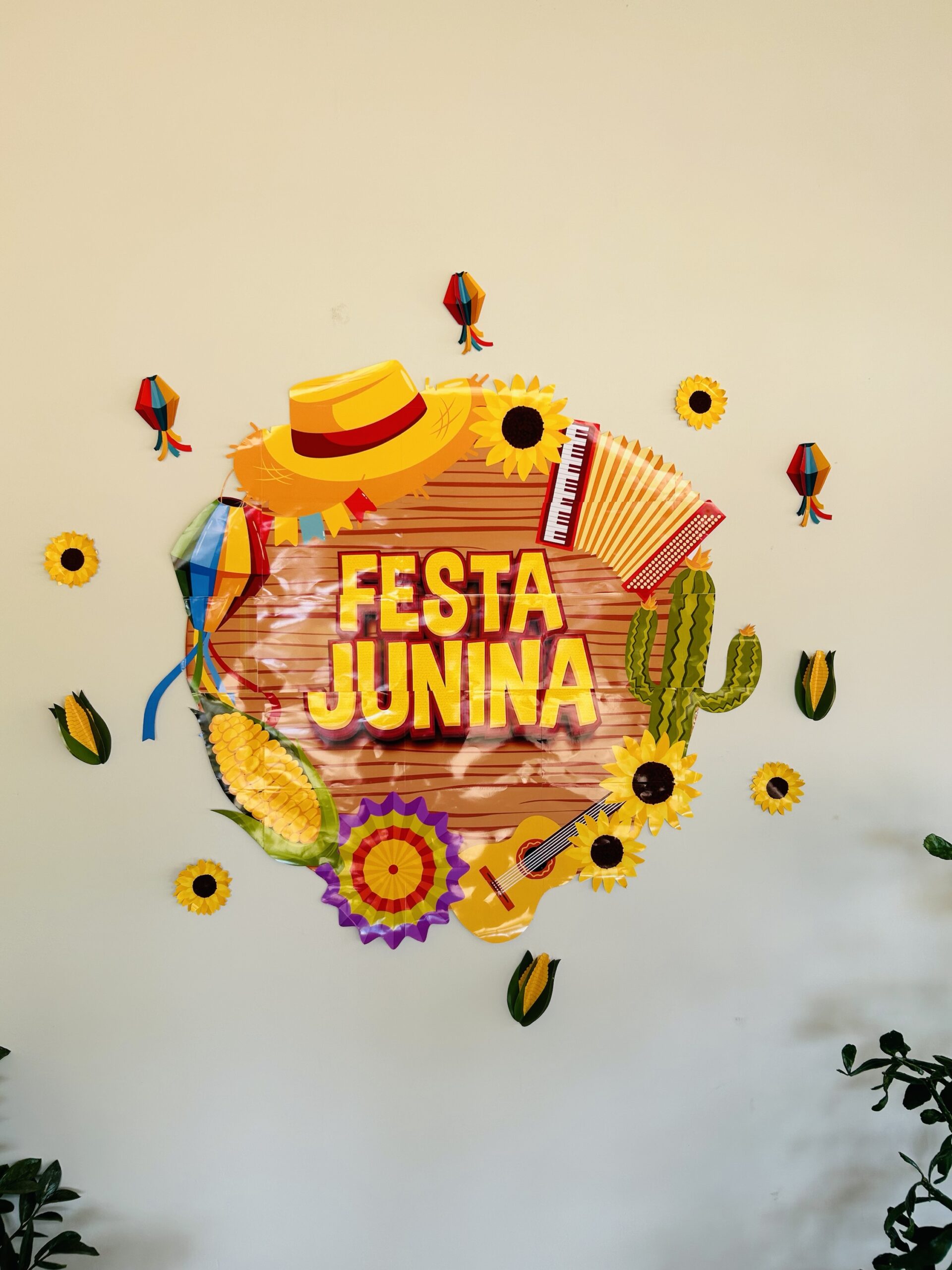 painel de festa junina infantil