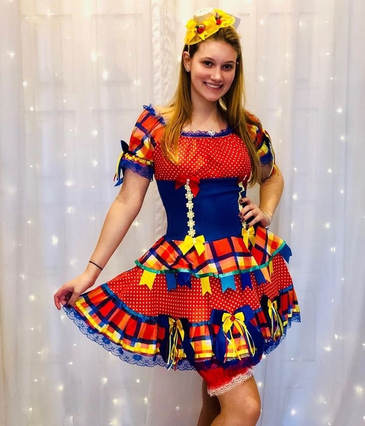 como fazer roupa de festa junina com retalhos