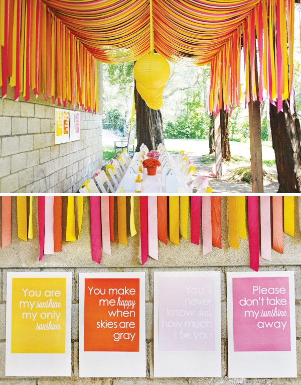 Como Montar um Chá de Bebê You Are My Sunshine Econômico